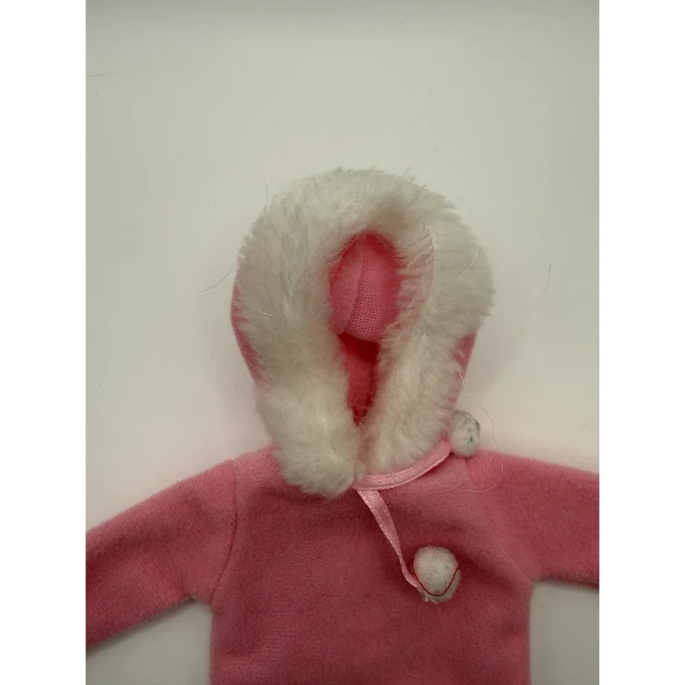 Vintage Mattel Barbie Doll‎ Pink Winter Parka With Hood